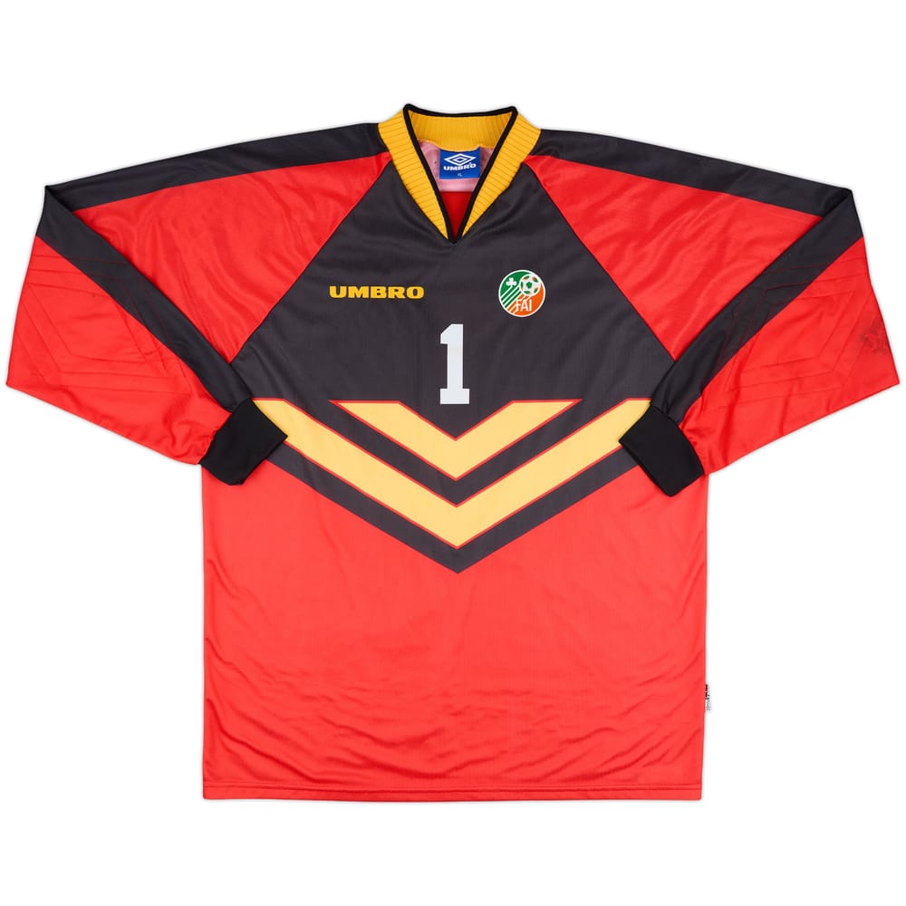 1998-00 Ireland Match Issue GK Shirt #1