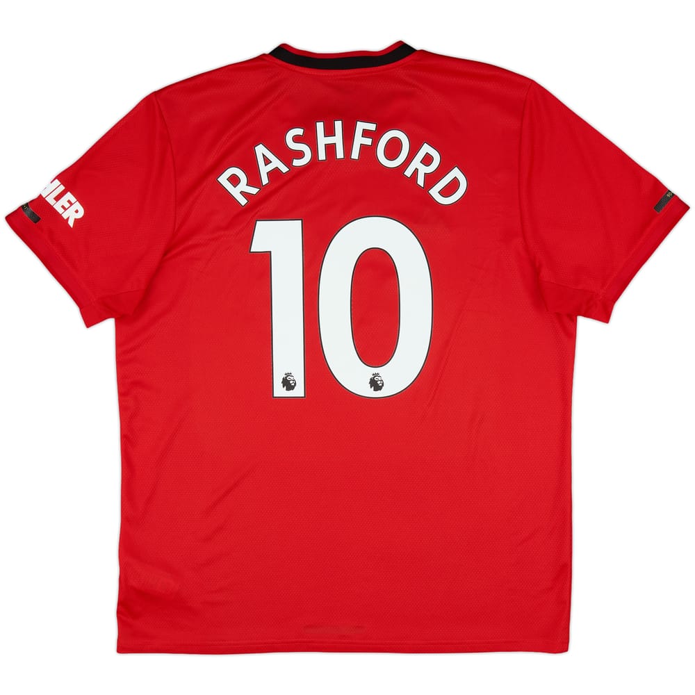 2019-20 Manchester United Home Shirt Rashford #10 - 6/10 - (XL)