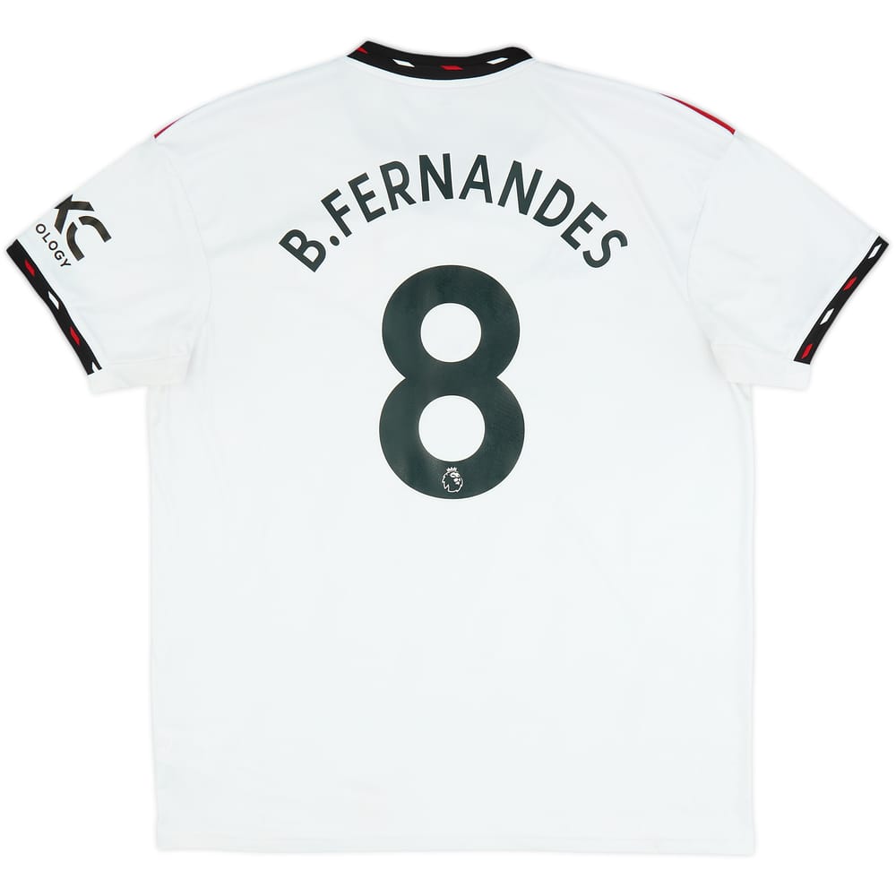 2022-23 Manchester United Away Shirt B.Fernandes #8 - 8/10 - (XL)