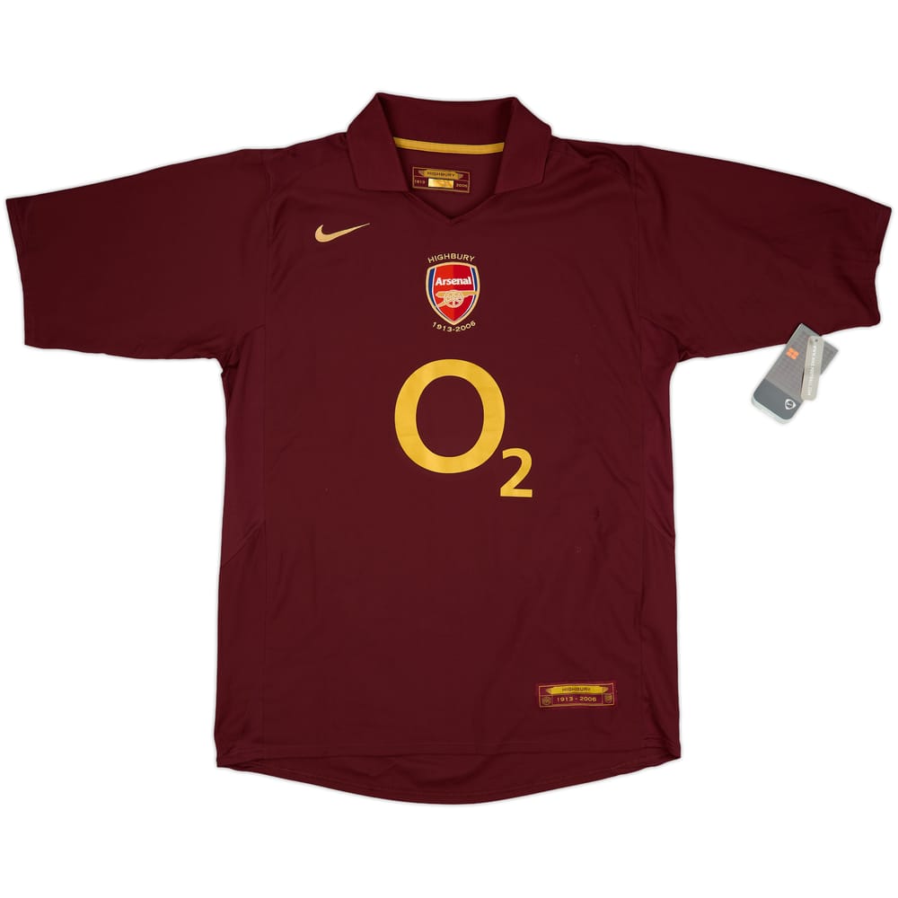 2005-06 Arsenal Limited Edition Home Shirt (L)