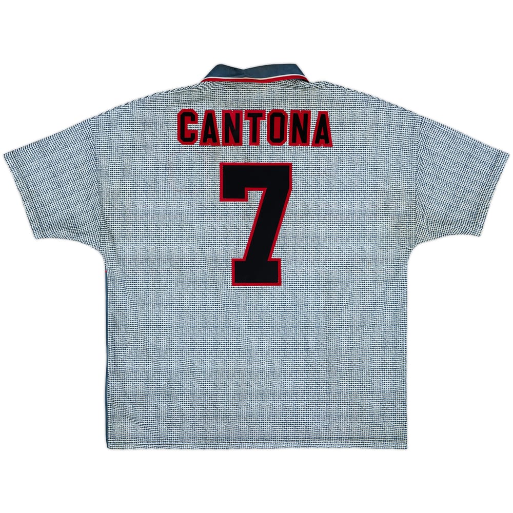 1995-96 Manchester United Away Shirt Cantona #7 - 7/10 - (XXL)