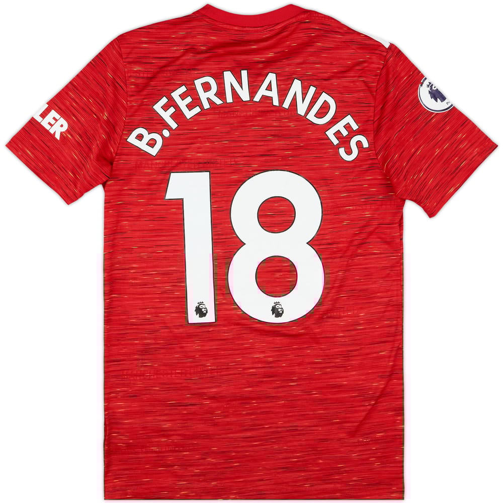 2020-21 Manchester United Home Shirt B. Fernandes #18 - 7/10 - (S)