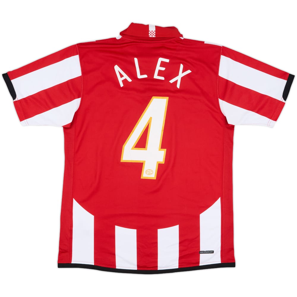2006-08 PSV Home Shirt Alex #4 - 6/10 - (M)