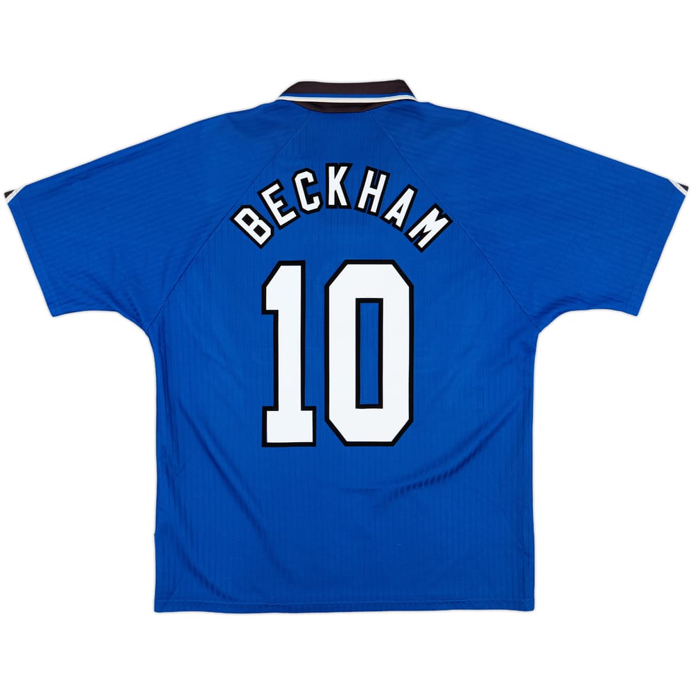1996-98 Manchester United Third Shirt Beckham #10 - 9/10 - (L)
