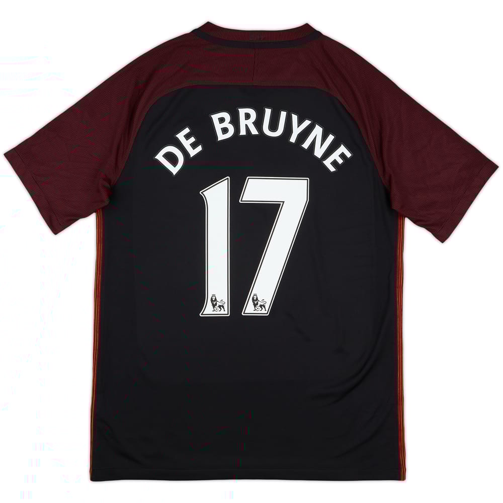 2016-17 Manchester City Away Shirt De Bruyne #17 - 10/10 - (M)