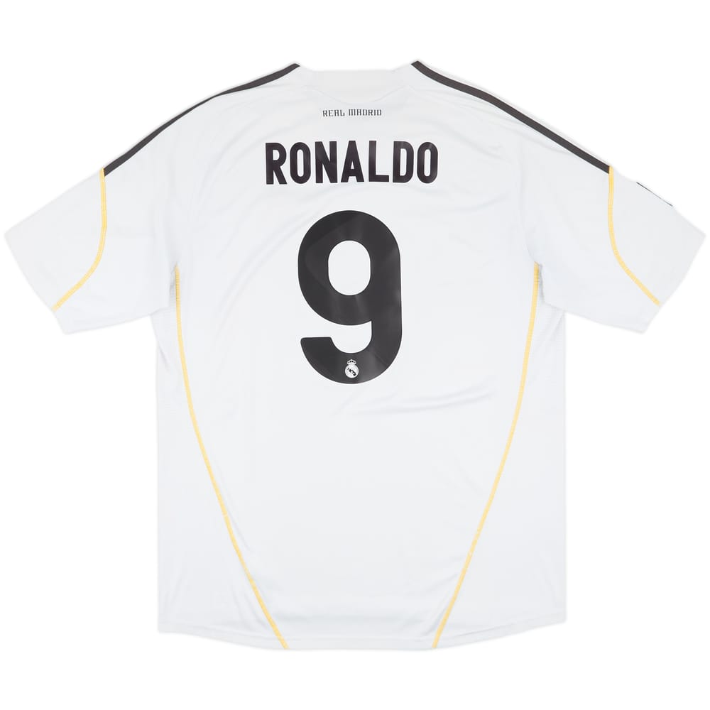 2009-10 Real Madrid Home Shirt Ronaldo #9 - 6/10 - (XL)