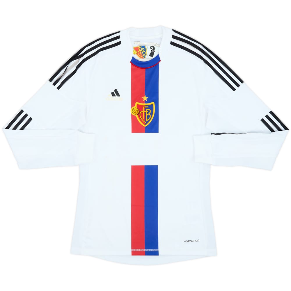 2012-13 FC Basel Player Issue Away L/S Shirt - 4/10 - (S)