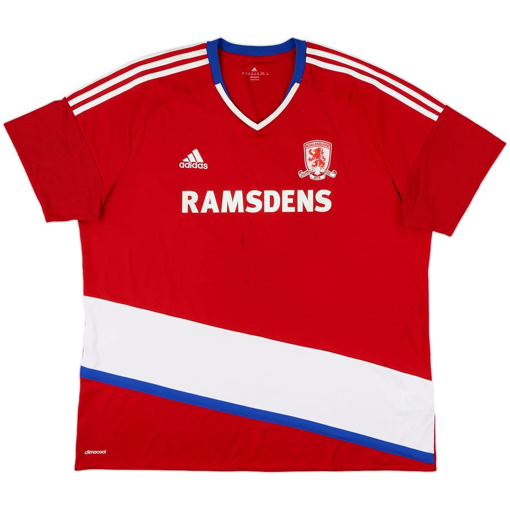 2016-17 Middlesbrough Home Shirt - 8/10 - (XXL)