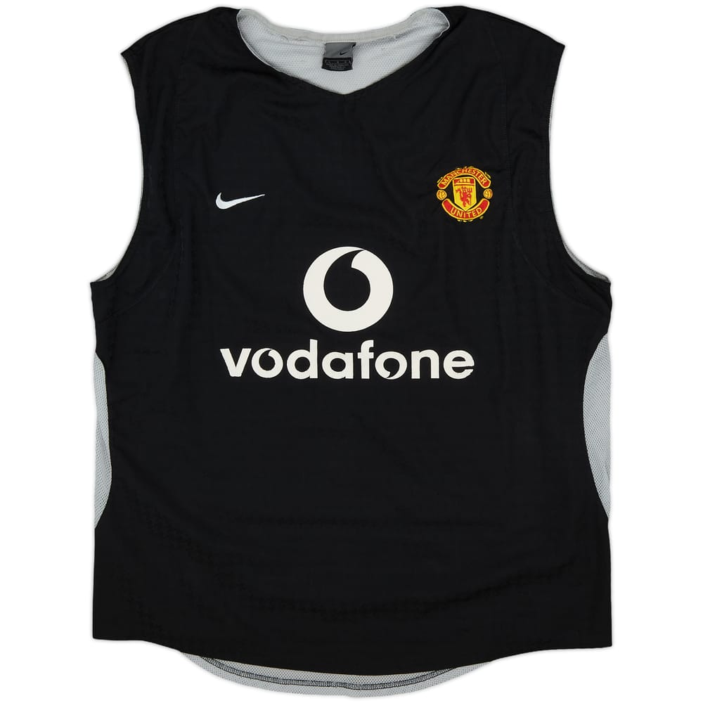 2003-04 Manchester United Nike Player Issue Training Vest - 6/10 - (L)