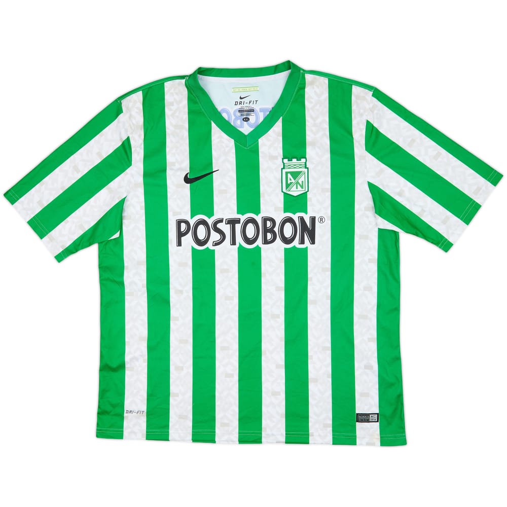 2014 Atletico Nacional Home Shirt - 6/10 - (XXL)