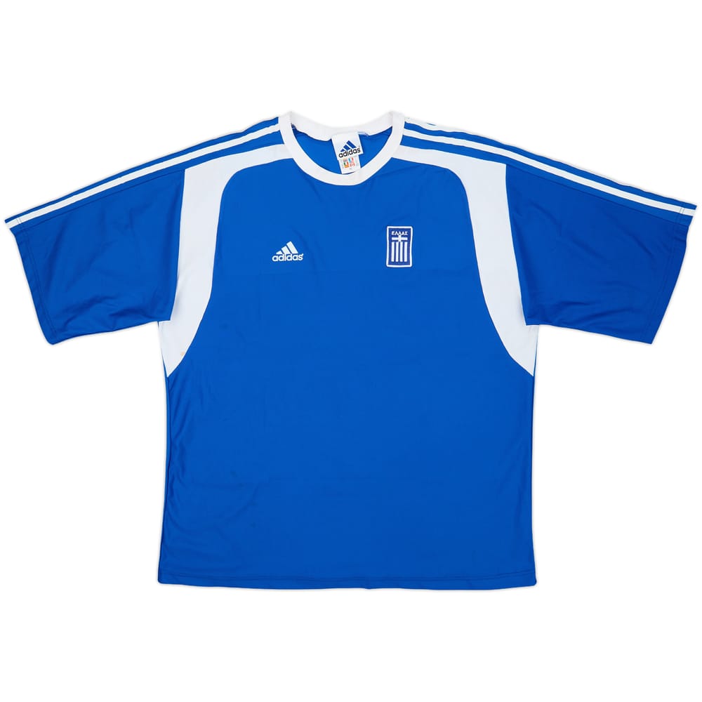 2001-02 Greece adidas Training Shirt - 8/10 - (XL)