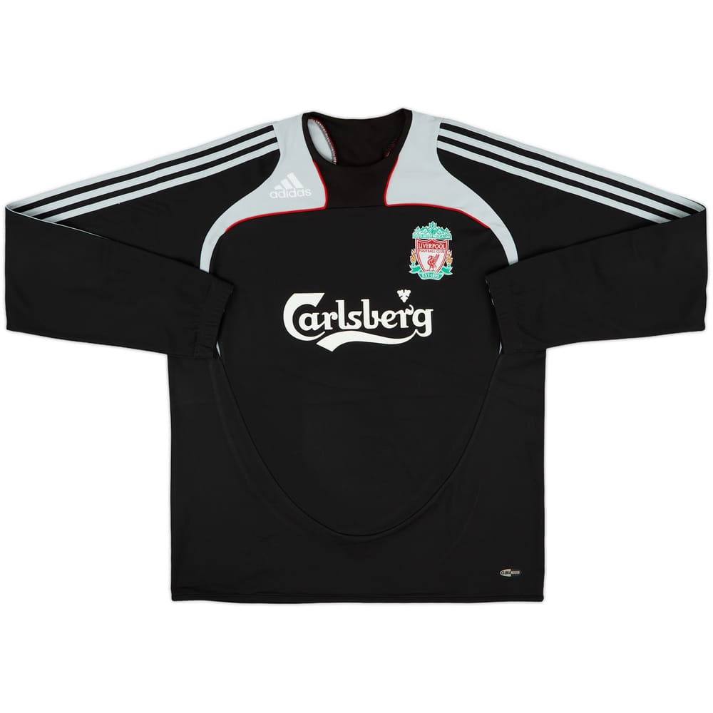2008-09 Liverpool adidas Sweat Top - 8/10 - (M/L)