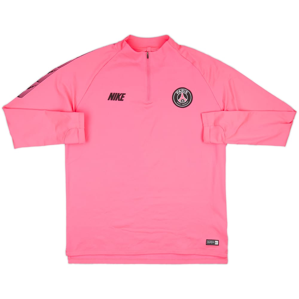 2019-20 Paris Saint-Germain Nike 1/4 Zip Training Top - 8/10 - (XL)