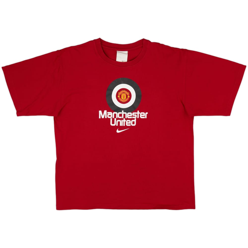 2009-10 Manchester United Nike Cotton Tee - 8/10 - (L)