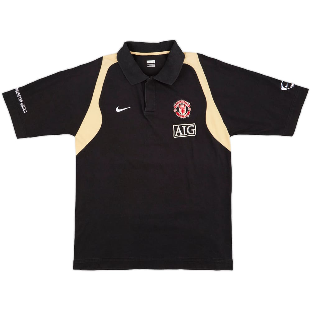 2009-10 Manchester United Nike Polo Shirt - 7/10 - (L)
