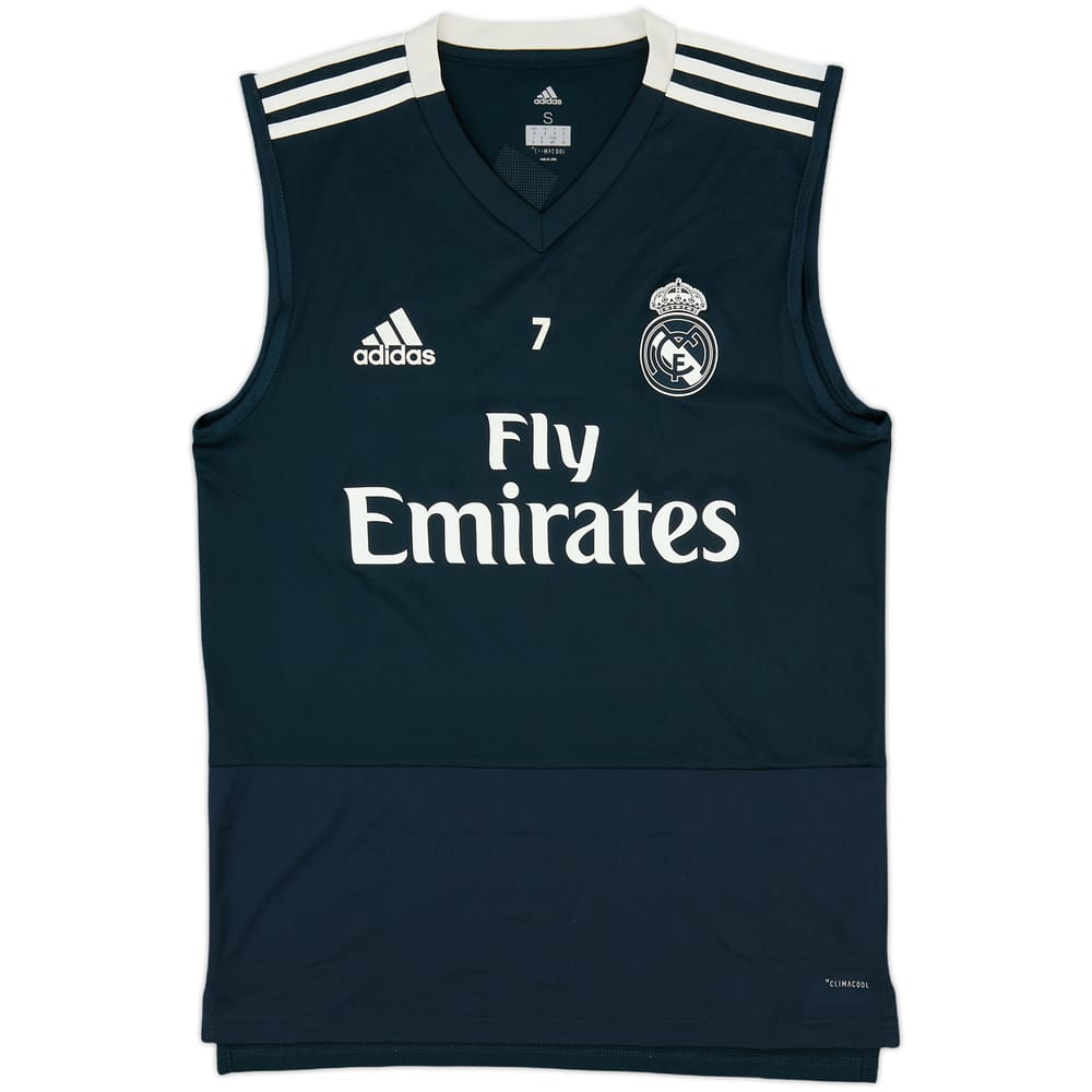 2018-19 Real Madrid adidas Player Issue Training Vest - 8/10 - (S)