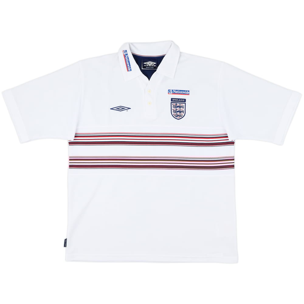 2004-05 England Umbro Polo Shirt - 9/10 - (L)
