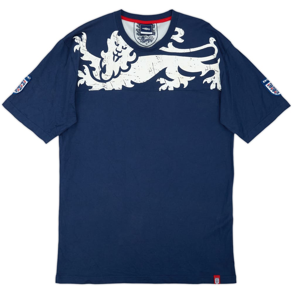 2004-06 England Umbro Cotton Tee - 6/10 - (XL)