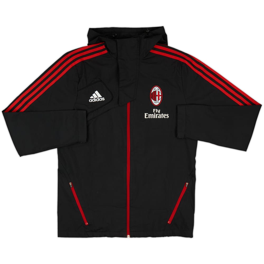 2012-13 AC Milan adidas Hooded Track Jacket - 7/10 - (M)