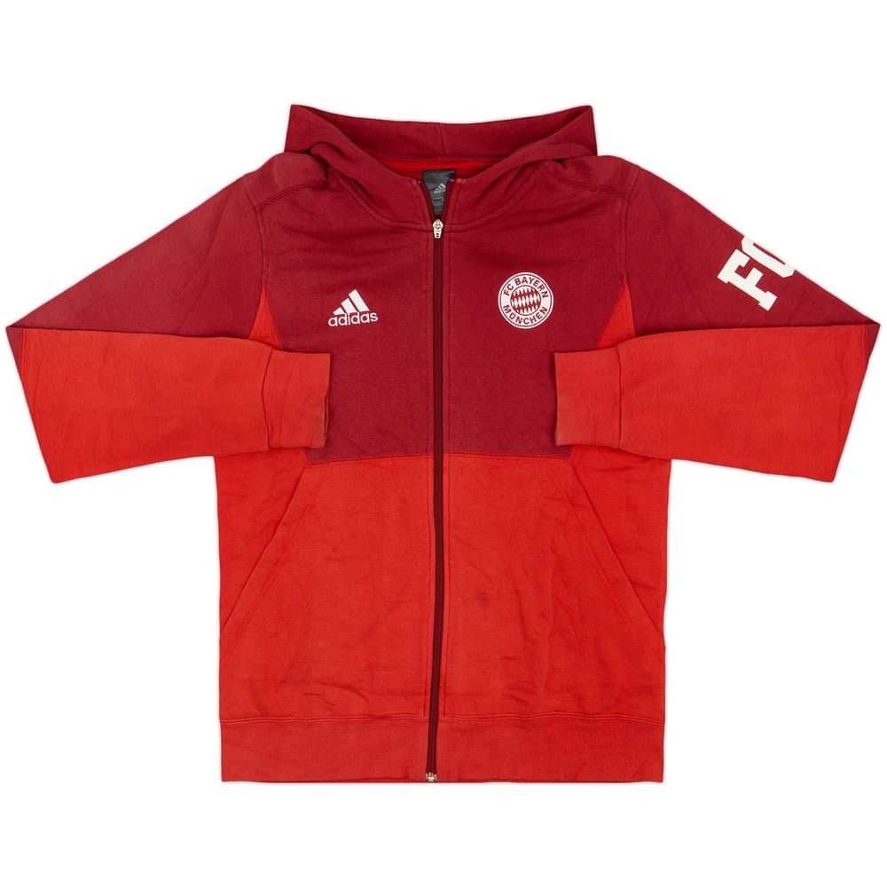 2015-16 Bayern Munich adidas Hooded Track Jacket - 8/10 - (M)