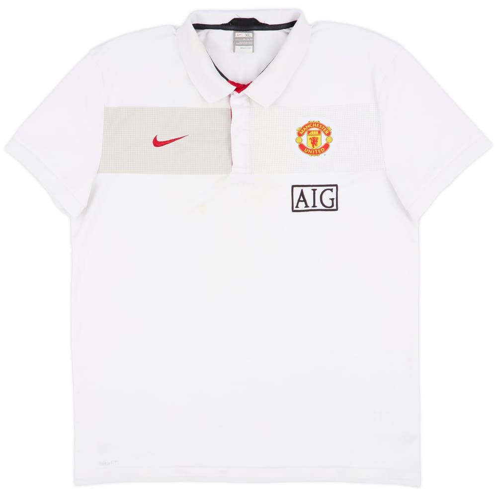 2009-10 Manchester United Nike Polo Shirt - 5/10 - (XL)