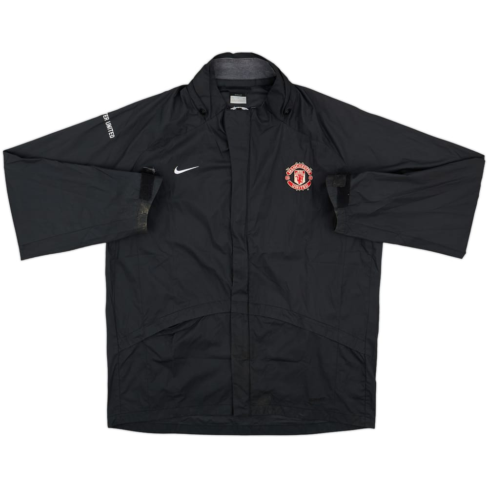 2006-07 Manchester United Nike Hooded Rain Jacket - 8/10 - (M)