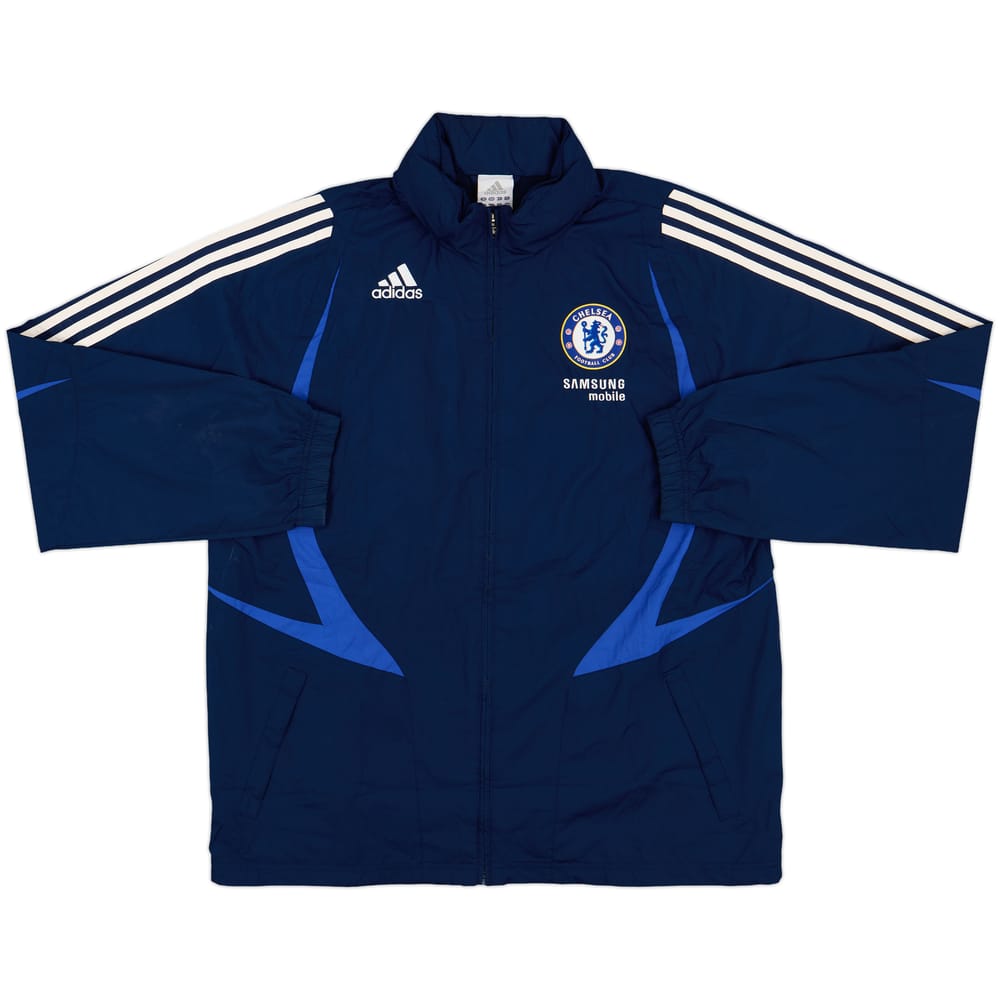 2007-08 Chelsea adidas Hooded Rain Jacket - 9/10 - (L)