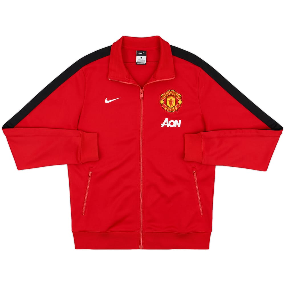 2013-14 Manchester United Nike Track Jacket - 10/10 - (M)