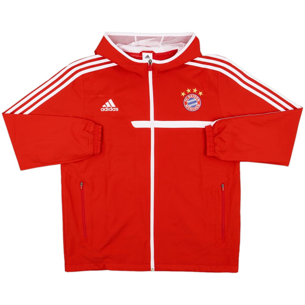 2013-14 Bayern Munich adidas Hooded Track Jacket - 9/10 - (L/XL)