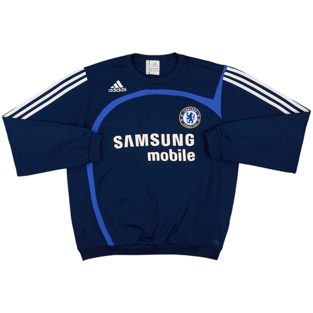 2007-08 Chelsea adidas Sweat Top - 8/10 - (M/L)
