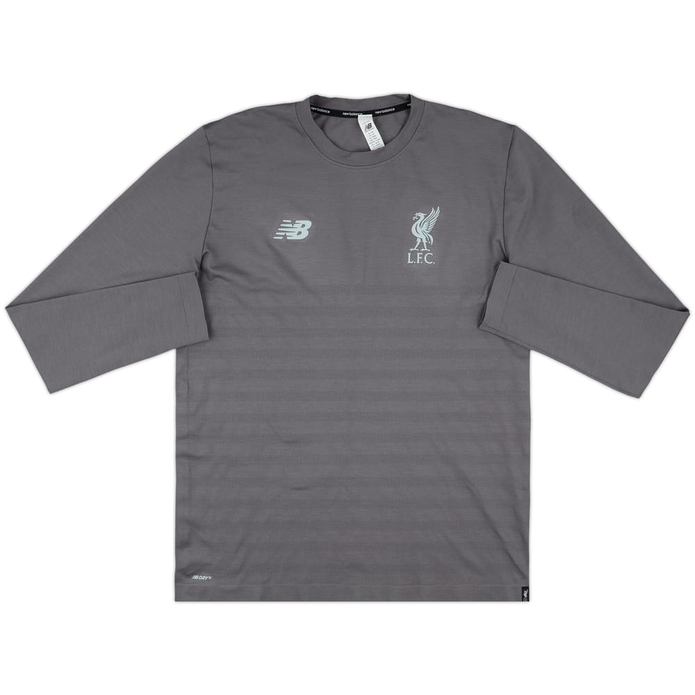 2018-19 Liverpool New Balance DryX Training L/S Shirt - 10/10 - (XL)