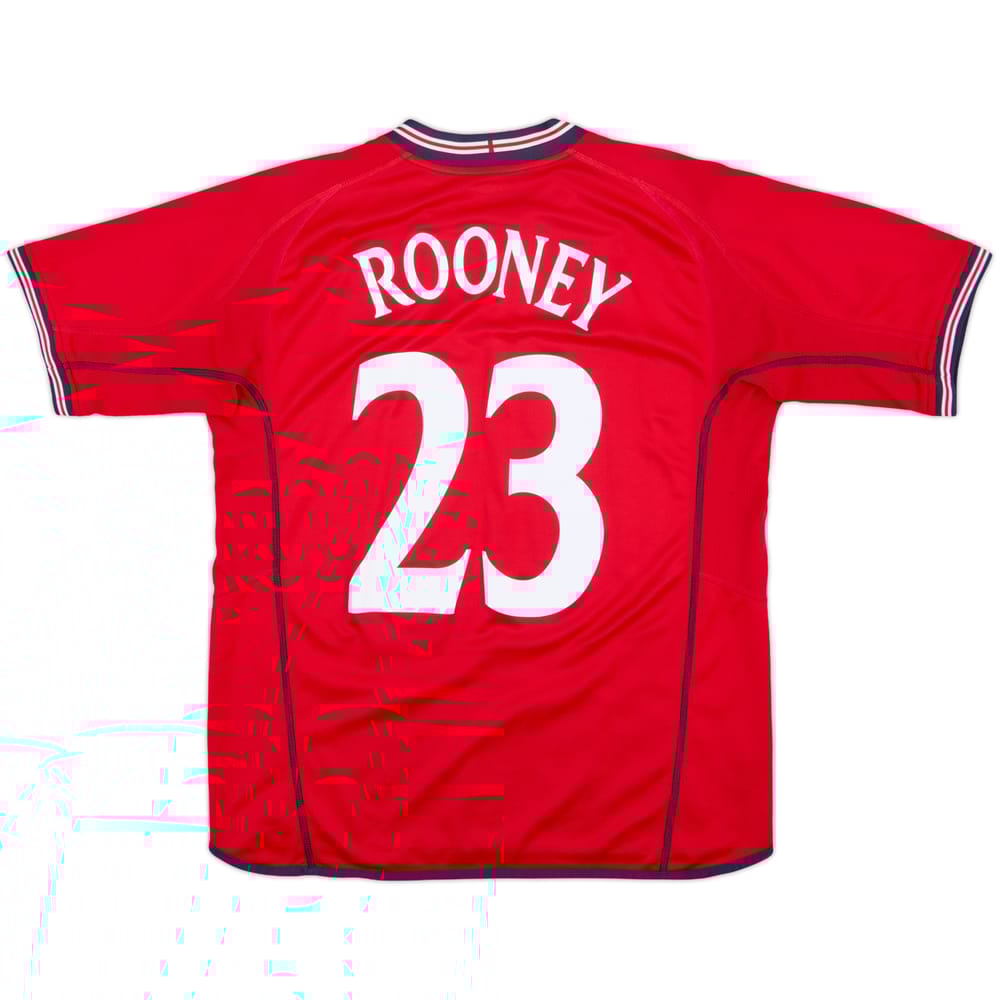 2002-04 England Away Shirt Rooney #23 - 6/10 - (L)