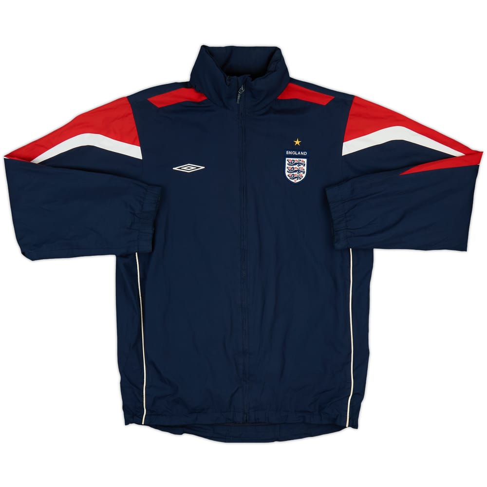2005-06 England Umbro Hooded Track Jacket - 6/10 - (S)