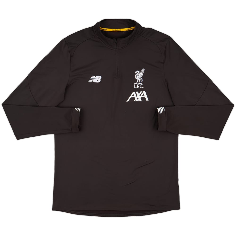 2019-20 Liverpool New Balance 1/4 Zip Drill Top - 8/10 - (L)