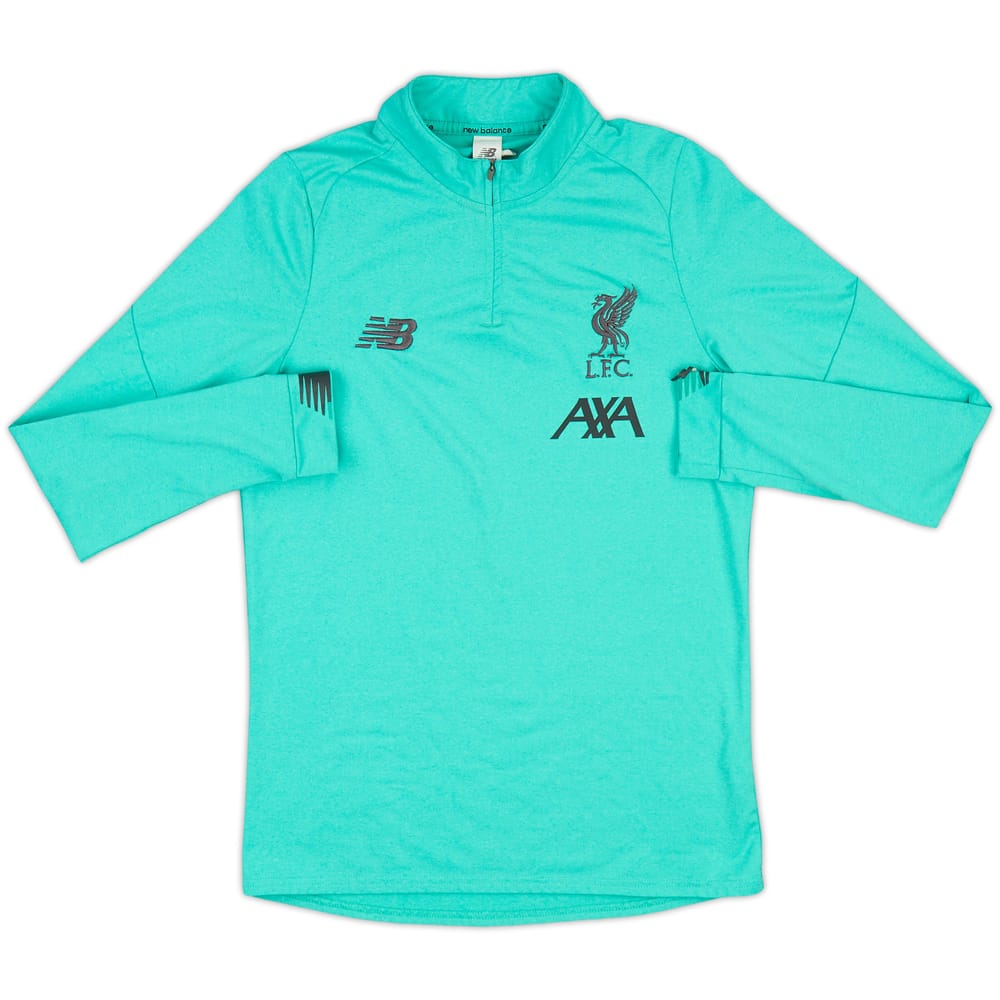 2019-20 Liverpool New Balance 1/4 Zip Drill Top - 7/10 - (L.Boys)