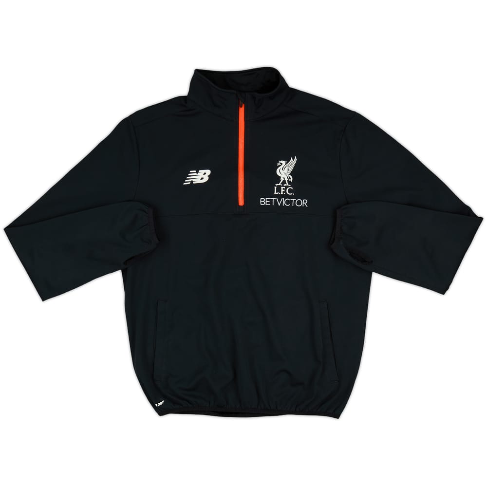 2016-17 Liverpool New Balance 1/4 Zip Drill Top - 8/10 - (M)
