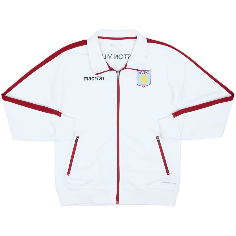 2014-15 Aston Villa Macron Track Jacket - 7/10 - (XL.Boys)