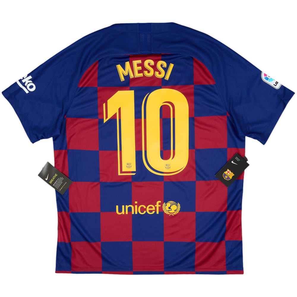 2019-20 Barcelona Home Shirt Messi #10 (XL)
