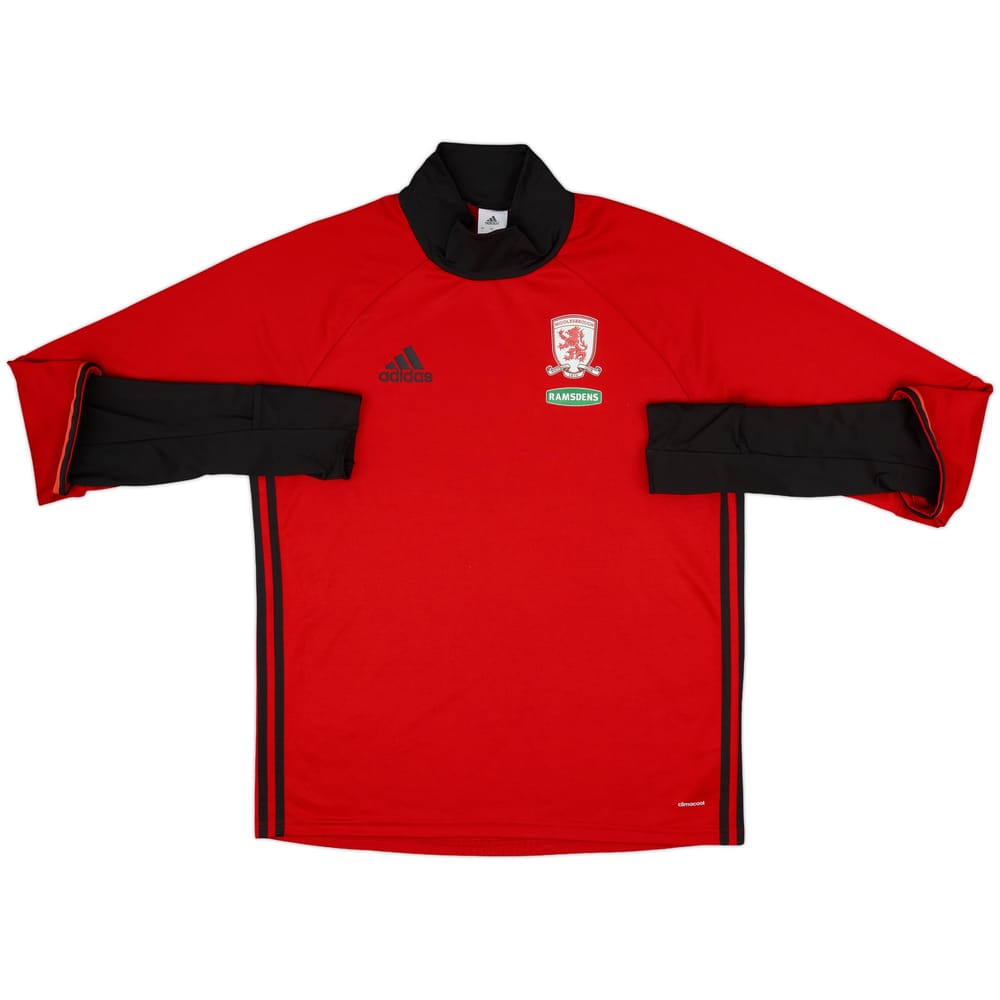 2016-17 Middlesbrough adidas Sweat Top - 9/10 - (L)