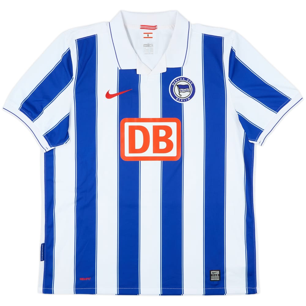 2009-10 Hertha Berlin Home Shirt - 9/10 - (XL)