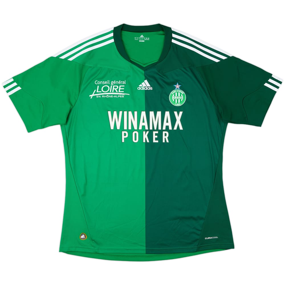 2010-11 Saint Etienne Home Shirt - 10/10 - (XL)