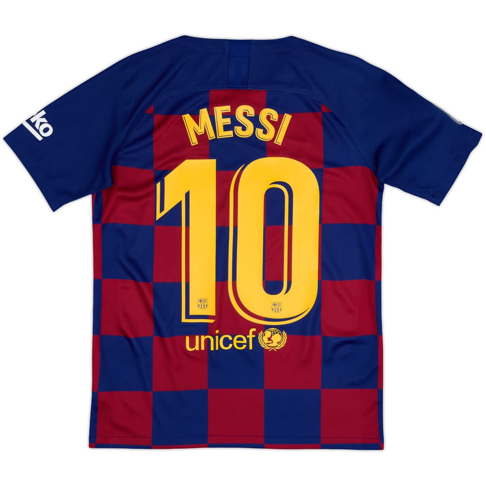 2019-20 Barcelona Home Shirt Messi #10 - 9/10 - (XL.Boys)