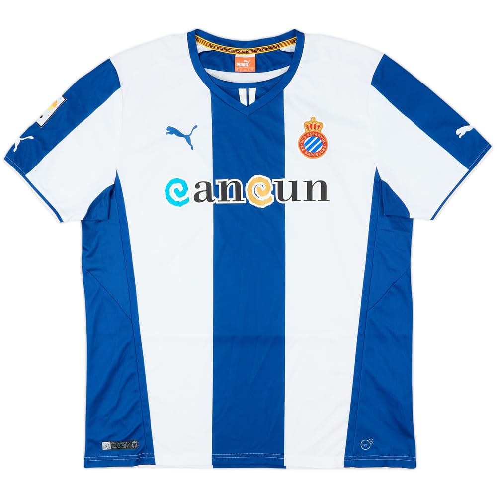 2013-14 Espanyol Home Shirt - 8/10 - (XL)