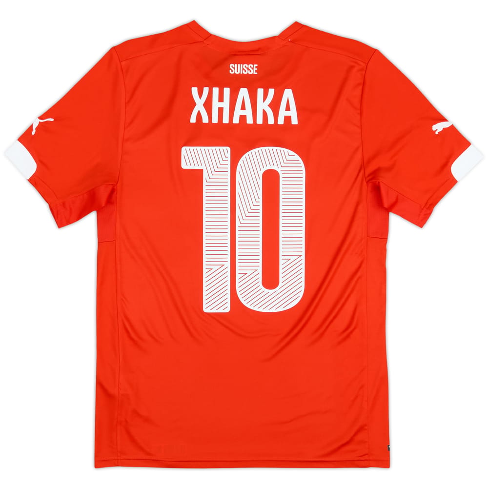 2014-15 Switzerland Home Shirt Xhaka #10 - 5/10 - (S)