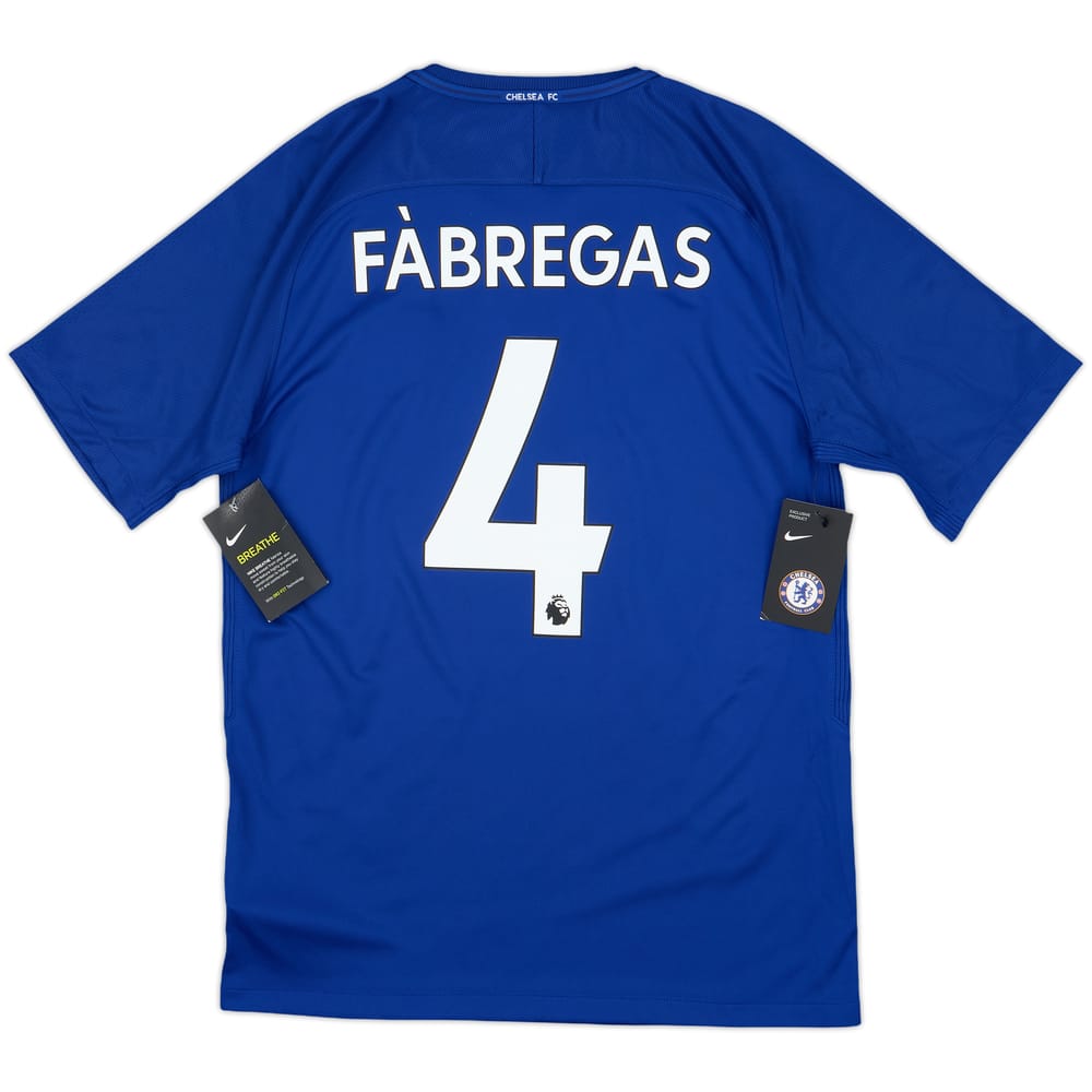 2017-18 Chelsea Home Shirt Fabregas #4 (M)