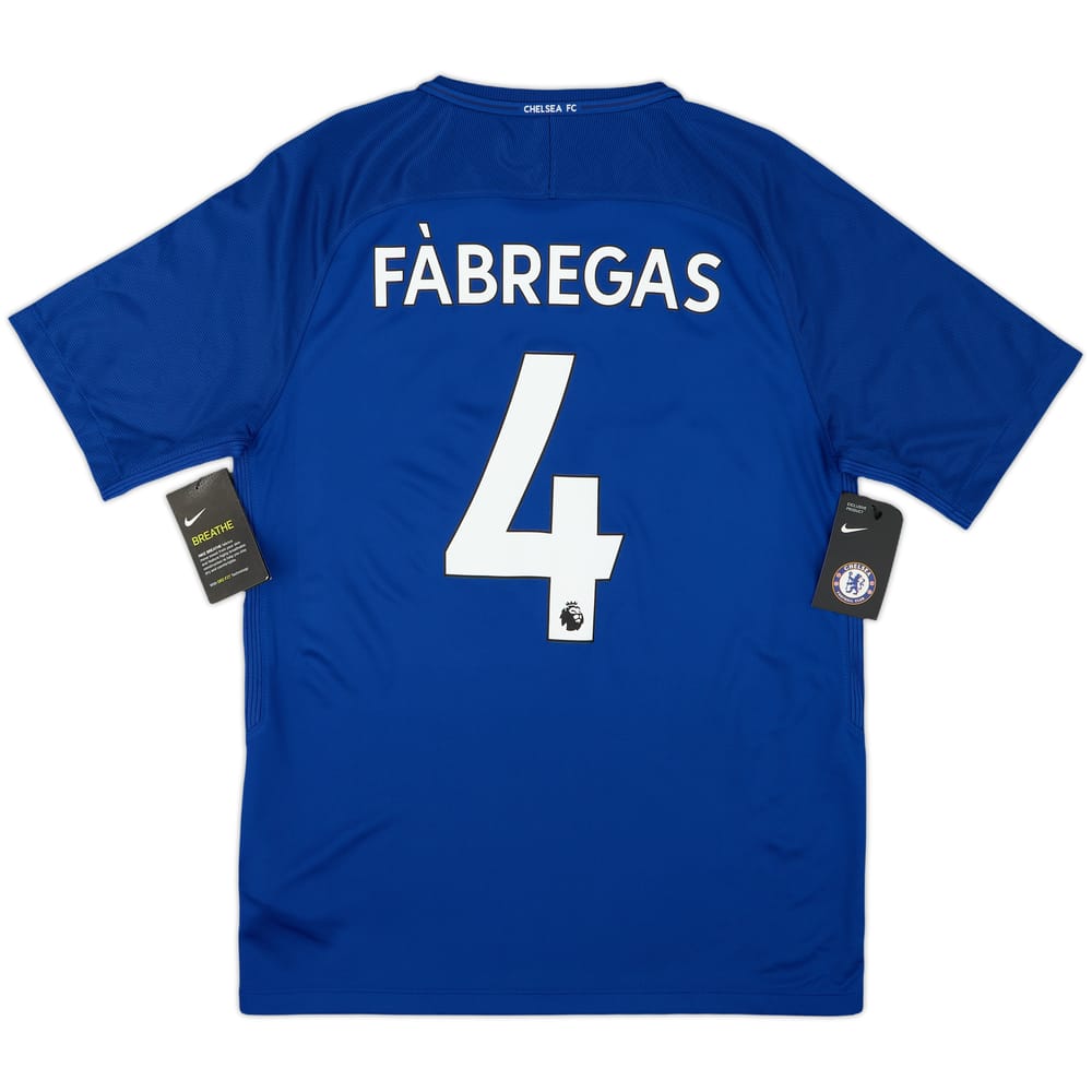 2017-18 Chelsea Home Shirt Fabregas #4 (M)