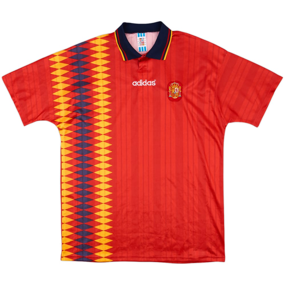 1994-96 Spain Home Shirt - 9/10 - (XL)