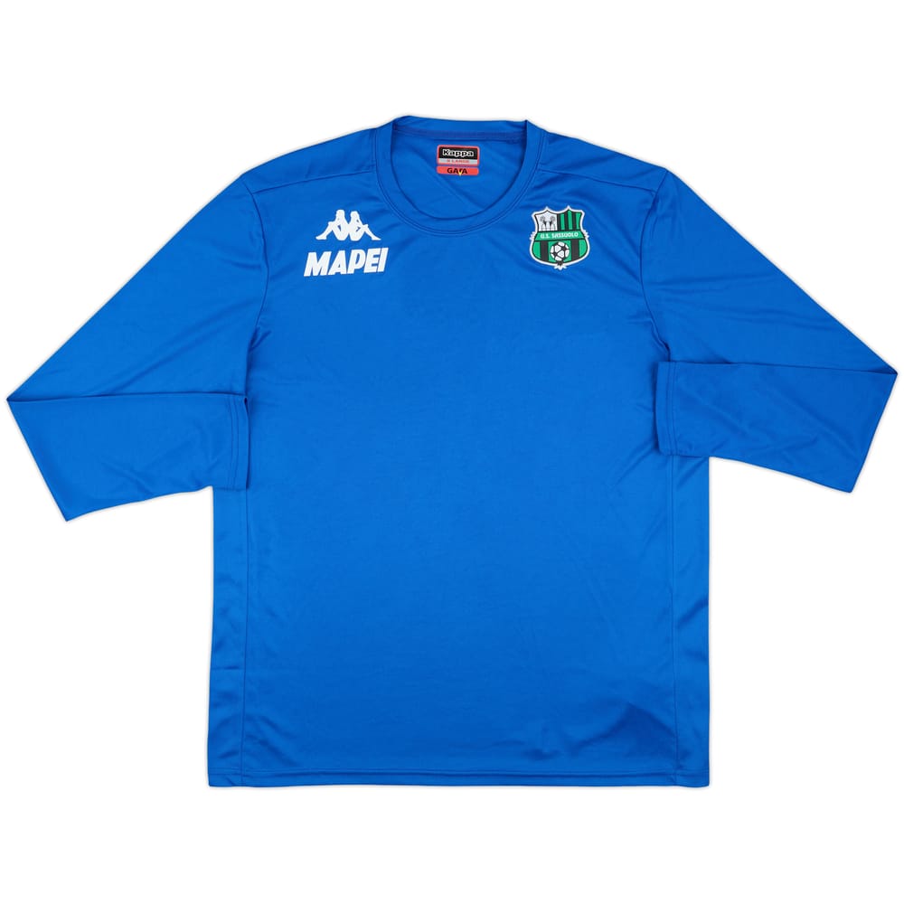 2017-18 Sassuolo Kappa Training L/S Shirt - 8/10 - (XL)