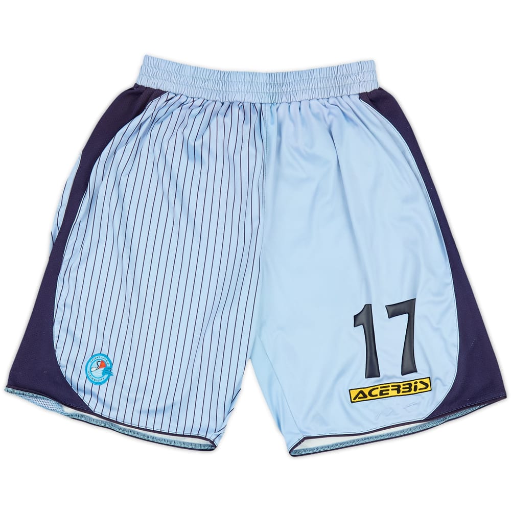 2013-14 AlbinoLeffe Player Issue Home Shorts #17 - 7/10 - (L)