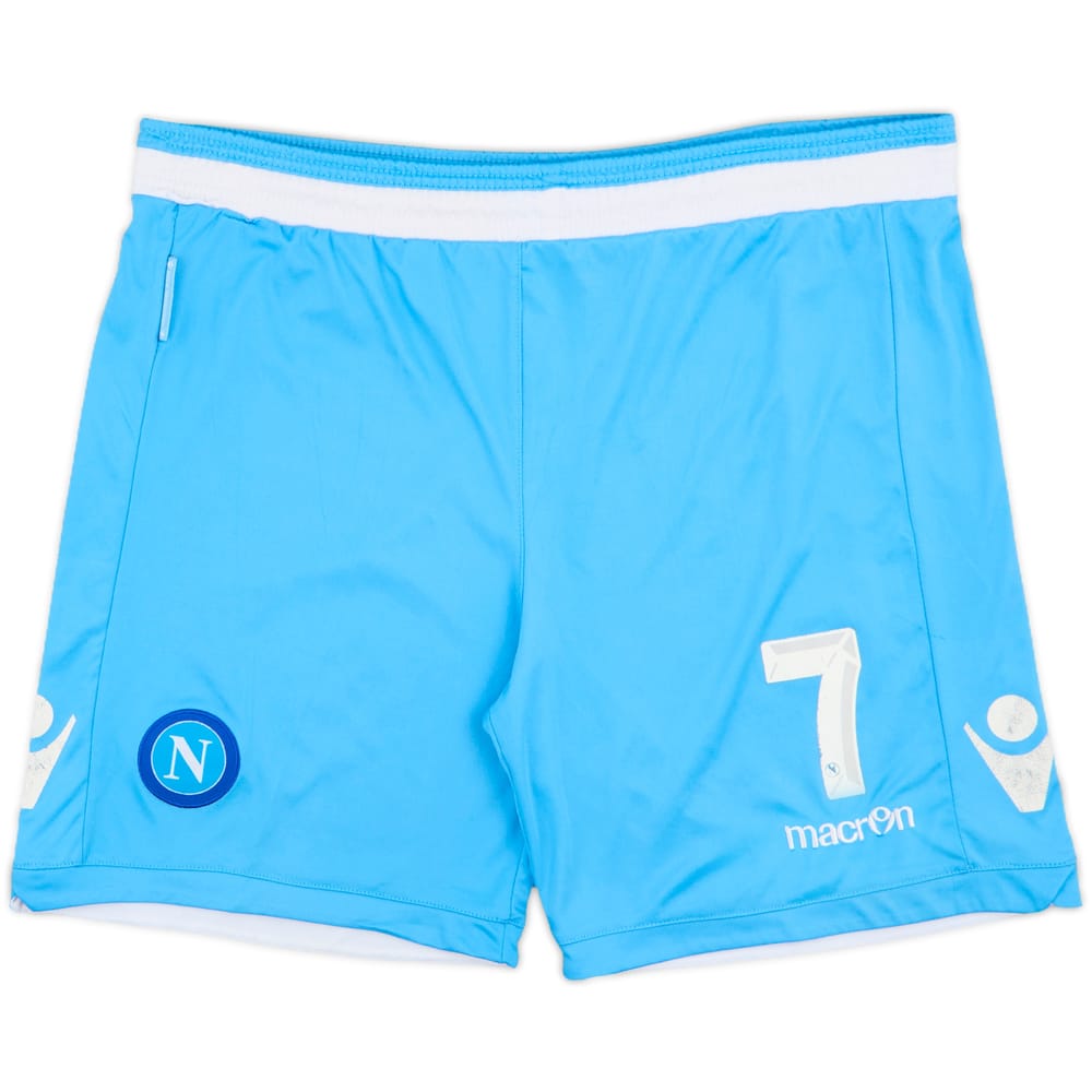 2013-14 Napoli Player Issue Alternate Home Shorts #7 - 5/10 - (XL)